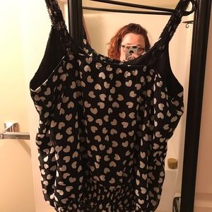 Studio Y Tops - ❤️Studio y polka dot banded tank blouse top Studio Y Tops - ❤️Studio y polka dot banded tank blouse top